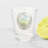 Saint Kitts en Nevis Shot Glas (Achterkant)