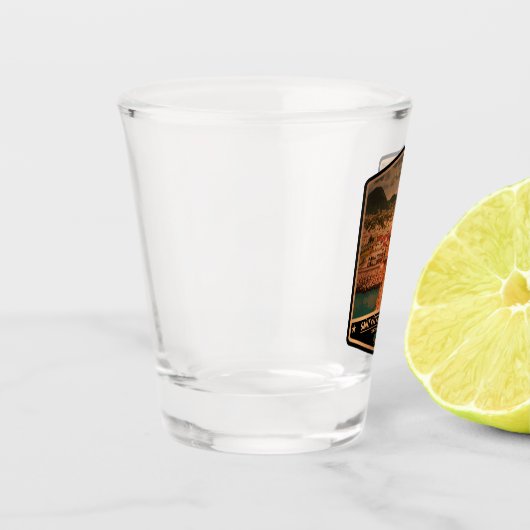 Saint Kitts en Nevis Shot Glas (Links)