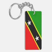 Saint Kitts en Nevis Sleutelhanger (Voorkant Links)