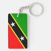 Saint Kitts en Nevis Sleutelhanger (achterkant)