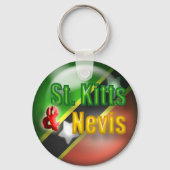 Saint Kitts en Nevis-Sleutelhanger Sleutelhanger (Voorkant)