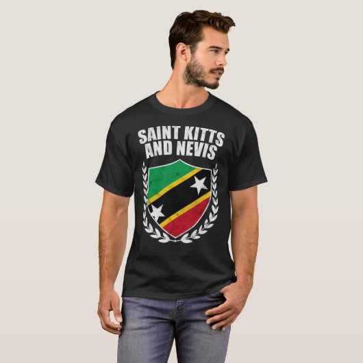 Saint Kitts en Nevis T-shirt (Voorkant volledig)