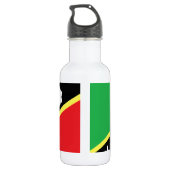 Saint Kitts en Nevis Waterfles (Achterkant)