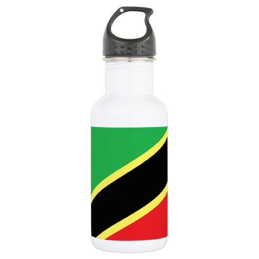 Saint Kitts en Nevis Waterfles (Voorkant)