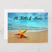 Saint Kitts en Nevis-zeester Briefkaart (Voorkant / Achterkant)