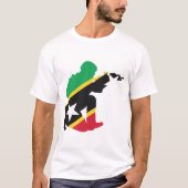 Saint Kitts en Nevis-zegel T-shirt (Voorkant)