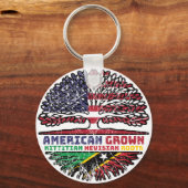 Saint Kitts Nevis Kittitian Nevisian American USA Sleutelhanger (Achterkant)