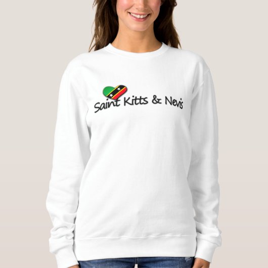 Saint Kitts & Nevis Liefde Trui (Voorkant)