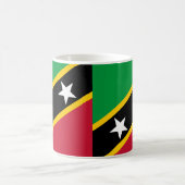 Saint Kitts Vlag Keramische Mok (Center)