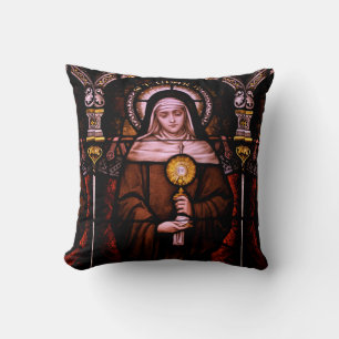 saint - klare van assisi kussen
