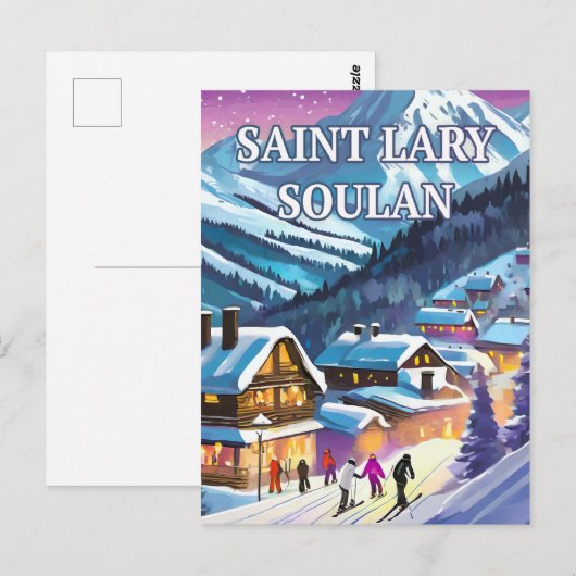 Saint-Lary-Soulan Briefkaart (Voorkant / Achterkant)