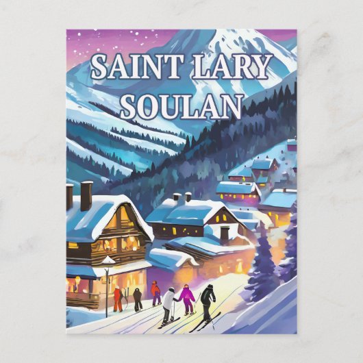 Saint-Lary-Soulan Briefkaart (Voorkant)
