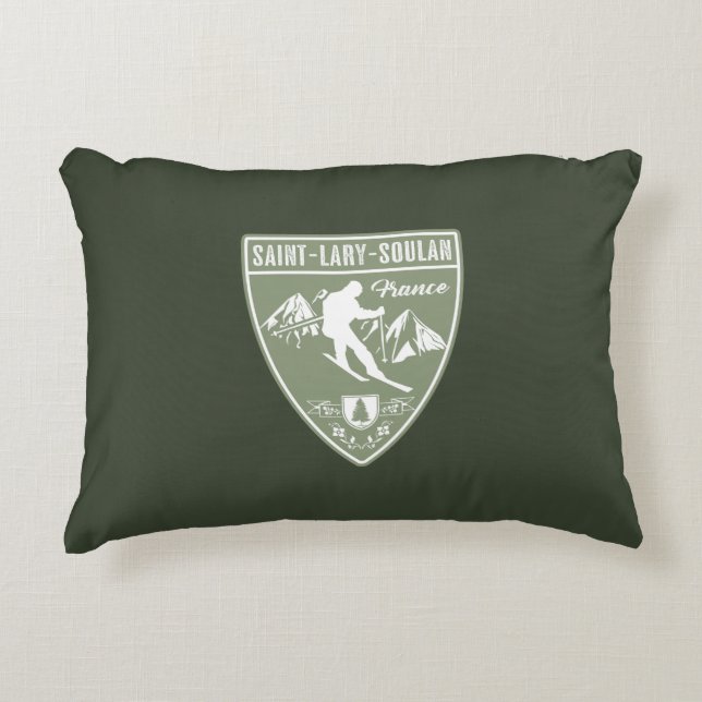 Saint-Lary-Soulan Frankrijk Accent Kussen (Voorkant)