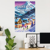 Saint-Lary-Soulan Poster (Thuiskantoor)