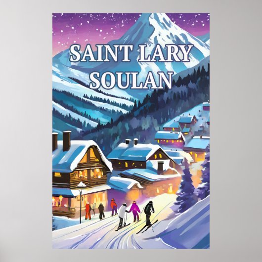 Saint-Lary-Soulan Poster (Voorkant)