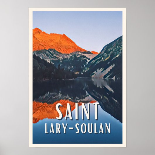 Saint-Lary-Soulan Poster (Voorkant)