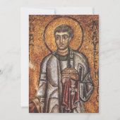 Saint Lawrence de Martyr Feestdagenkaart (Voorkant)