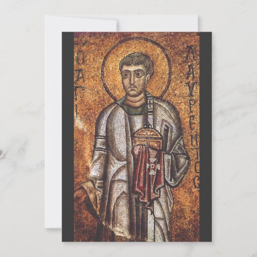 Saint Lawrence de Martyr Kaart (Voorkant)