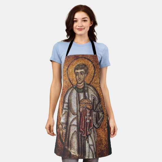 Saint Lawrence de Martyr Schort (Gedragen)