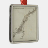 Saint Lawrence in Canada Metalen Ornament (Rechts)