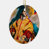 Saint Lawrence Keramisch Ornament (Rechts)