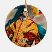 Saint Lawrence Keramisch Ornament (Voorkant)