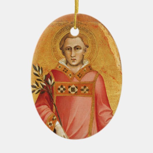 Saint Lawrence Keramisch Ornament (Voorkant)