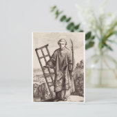 Saint Lawrence Patron Saint archief Briefkaart (Staand voorkant)
