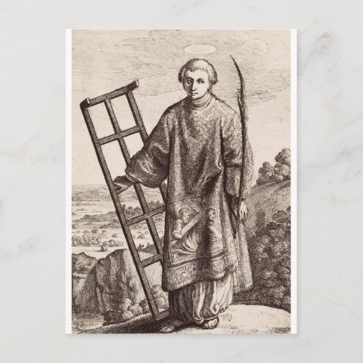 Saint Lawrence Patron Saint archief Briefkaart (Voorkant)