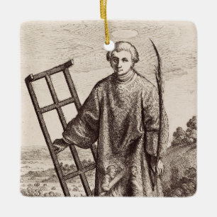Saint Lawrence Patron Saint archief Keramisch Ornament
