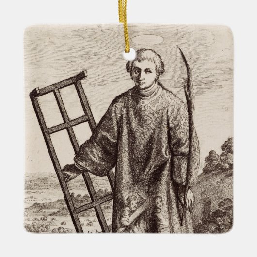 Saint Lawrence Patron Saint archief Keramisch Ornament (Voorkant)