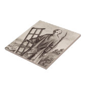 Saint Lawrence Patron Saint archief Tegeltje (Zijkant)