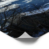 Saint Lawrence River in Winter, Quebec, Canada Poster (Hoek)