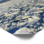 Saint Lawrence River in Winter, Quebec, Canada Poster (Hoek)