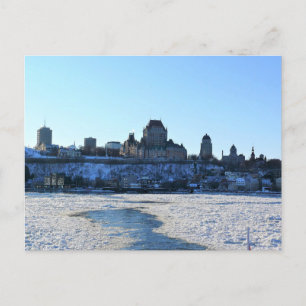Saint Lawrence River & Old Quebec City, Quebec Briefkaart