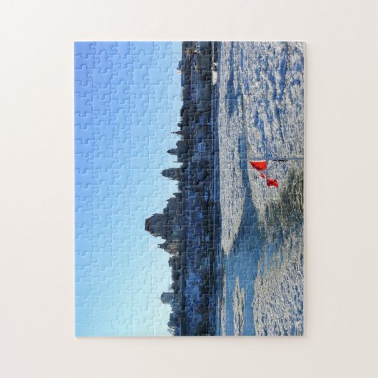 Saint Lawrence River & Old Quebec City, Quebec Legpuzzel (Verticaal)