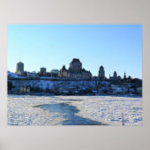 Saint Lawrence River & Old Quebec City, Quebec Poster (Voorkant)