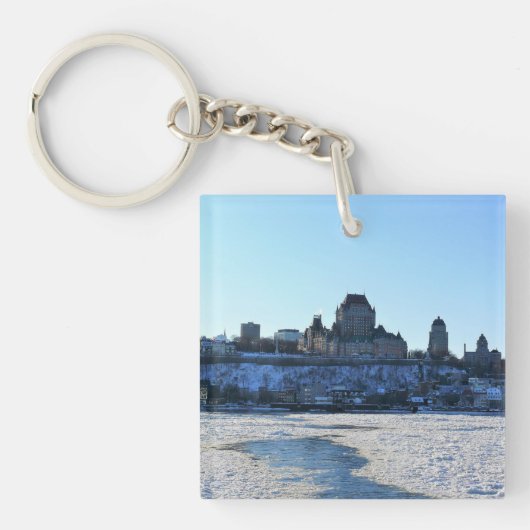 Saint Lawrence River & Old Quebec City, Quebec Sleutelhanger (voorkant)