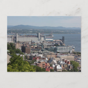 Saint Lawrence River, Quebec City Postcard Briefkaart