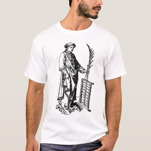 Saint Lawrence van Martin Schongauer T-shirt (Voorkant)