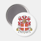 Saint-Leger Family Crest Magneet (Voorkant / Achterkant)