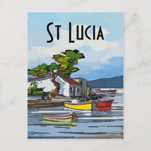 Saint Licia Island, tekst bewerken Briefkaart