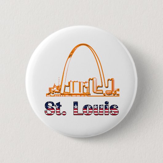 Saint Louis Arch Ronde Button 5,7 Cm (Voorkant)