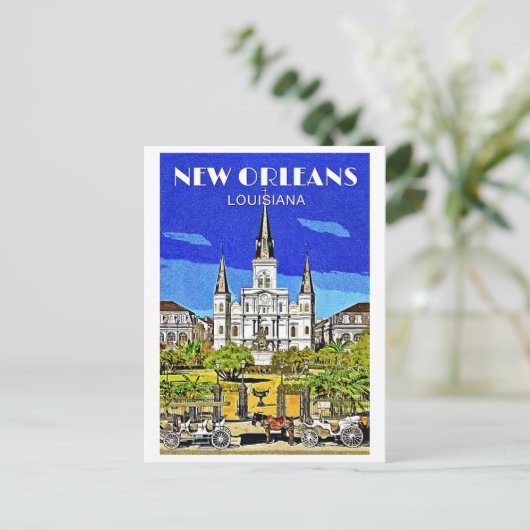 Saint Louis Cathedral Briefkaart (Staand voorkant)