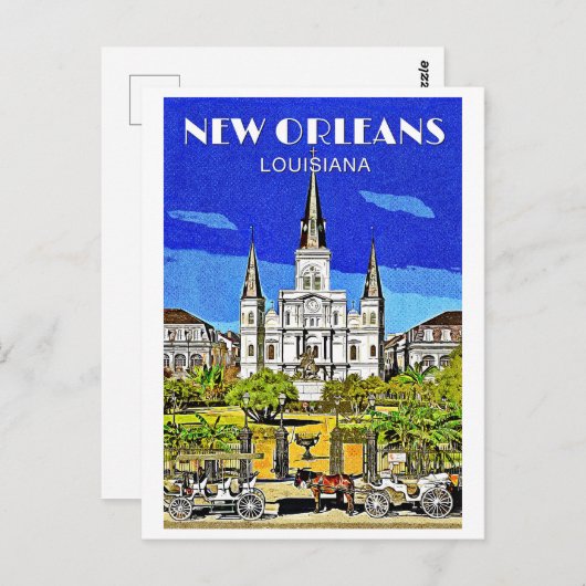 Saint Louis Cathedral Briefkaart (Voorkant / Achterkant)