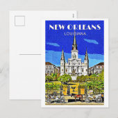 Saint Louis Cathedral Feestdagenkaart (Voorkant / Achterkant)