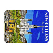 Saint Louis Cathedral Magneet (Horizontaal)