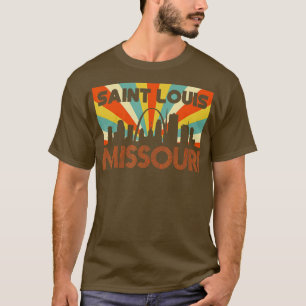 Saint Louis City Missouri Retro  Souvenir T-shirt
