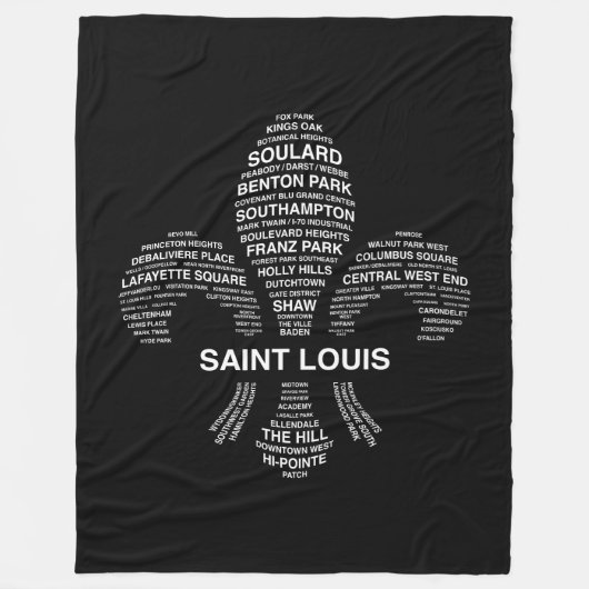 Saint Louis Fleece Blanket Deken (Voorkant)
