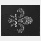 Saint Louis Fleece Blanket Deken (Voorkant (Horizontaal))